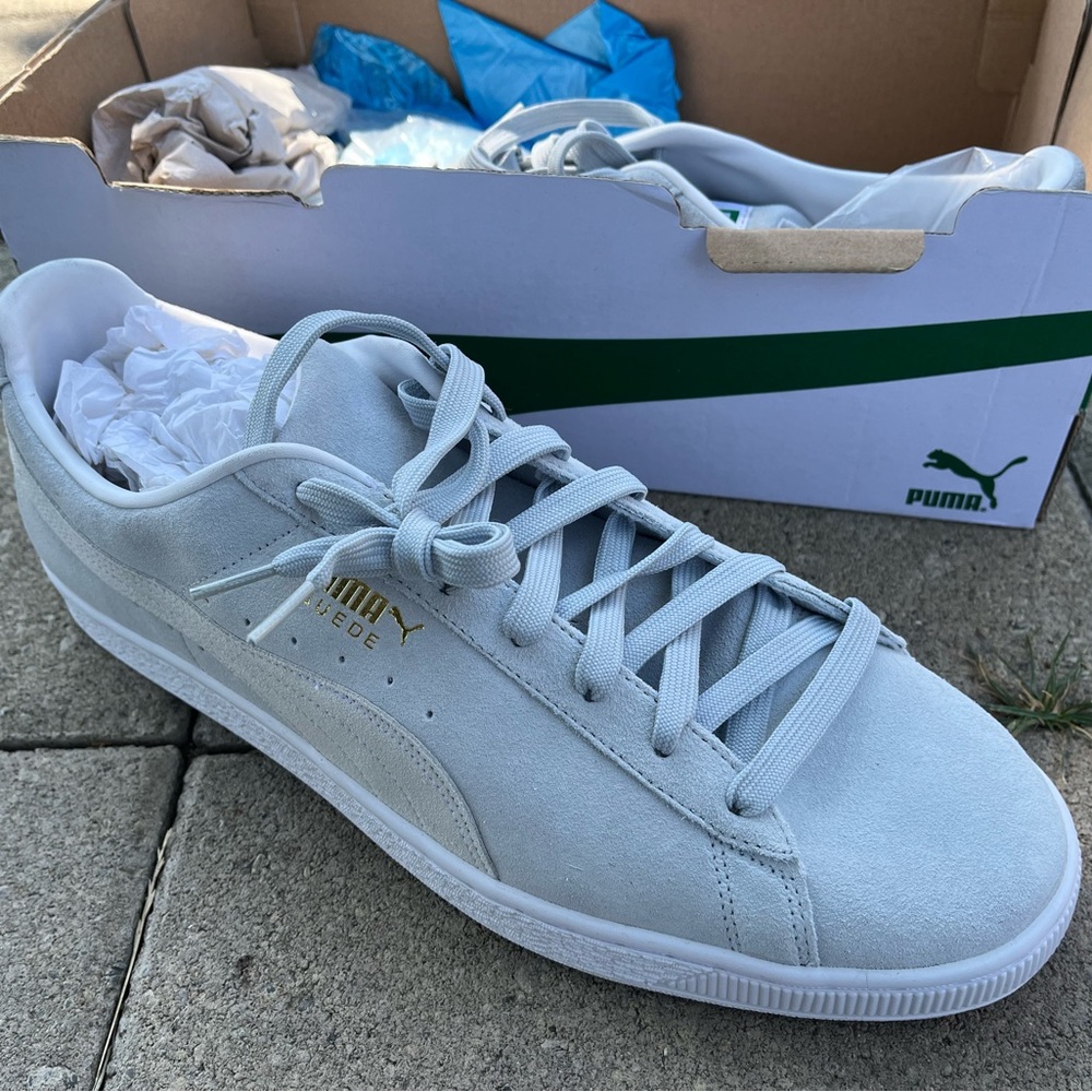 Suede puma shoes